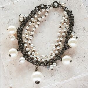 NEW - PLUNDER DESIGN Olivia Pearl Necklace # PN044